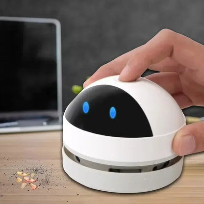 Mini Desk Vacuum Cleaner – USB Portable Table Sweeper for Crumbs & Dust